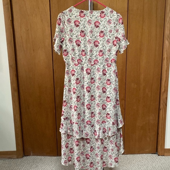 Nasty Gal Floral V-Neck Ruffle Dress Size 4 - Picture 11 of 11